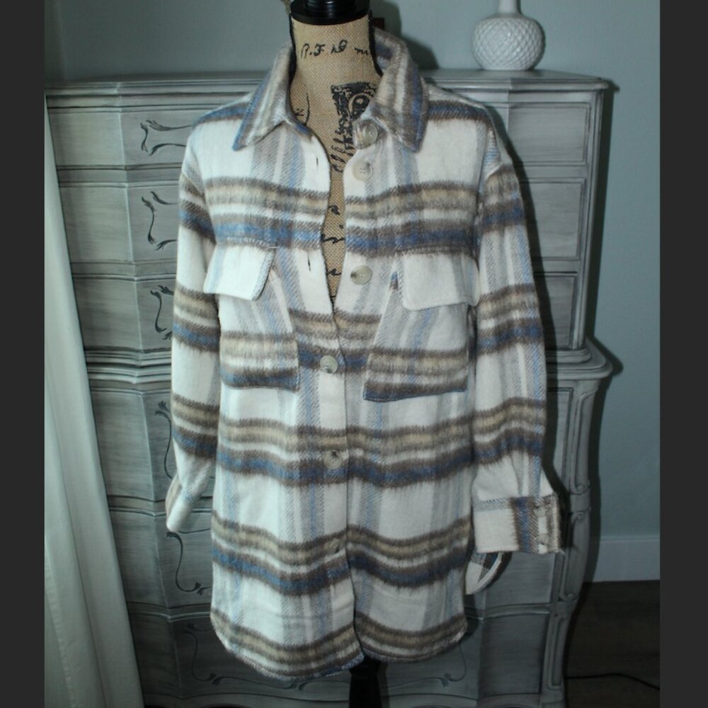 BNWT H&M Wool Blend Shacket